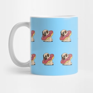 Cutest lil Pug with Doughnut Mug